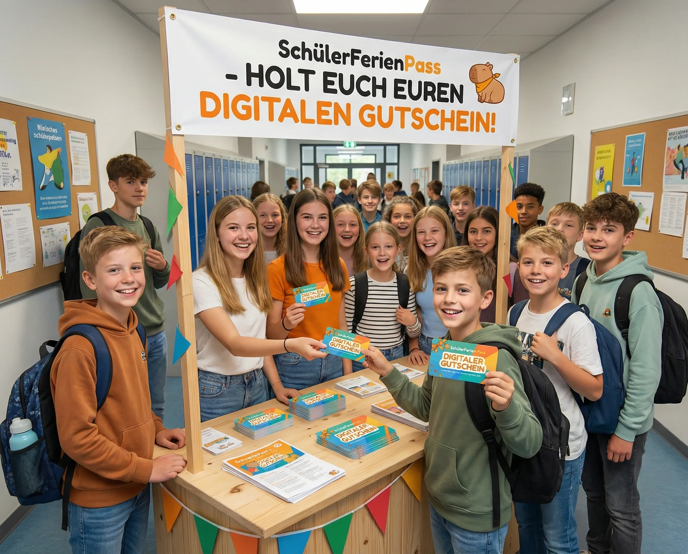 Codes an Schüler:innen verteilen